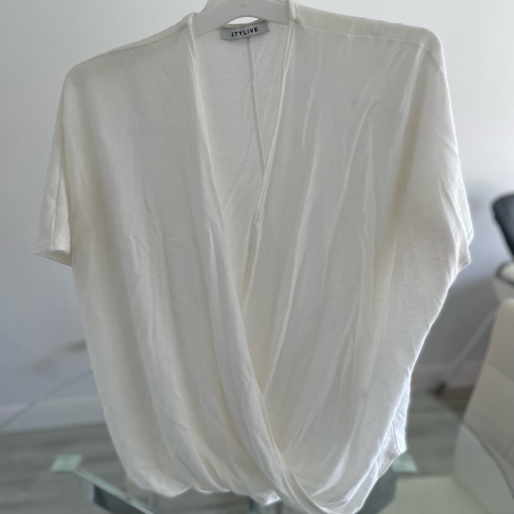 White Cross over top